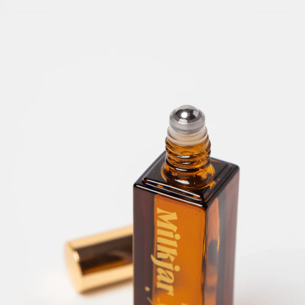 Milkjar Darjeeling Patchouli & Santal Perfume Roller 20ml - Image 3