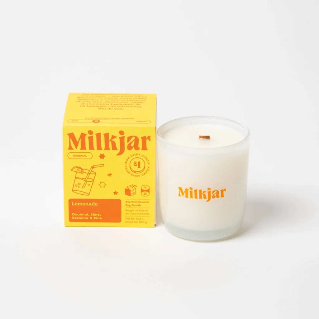 Milkjar Lemonade Coconut, Lime & Pine Coconut Soy Candle 8oz