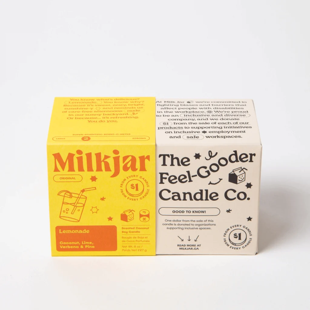 Milkjar Lemonade Coconut, Lime & Pine Coconut Soy Candle 8oz - Image 6
