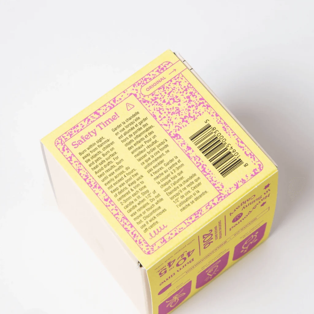Milkjar Sunnyside White Nectarine & Pear Coconut Soy Candle 8oz - Image 5