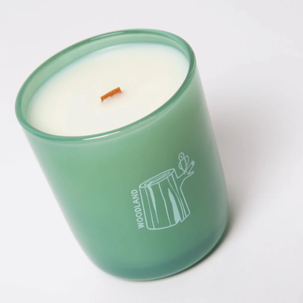 Milkjar Woodland Essential Oil Coconut Soy Candle 8oz – Eucalyptus, Rosemary & Cedarwood - Image 2