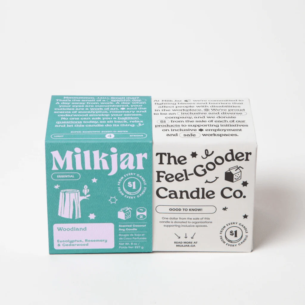 Milkjar Woodland Essential Oil Coconut Soy Candle 8oz – Eucalyptus, Rosemary & Cedarwood - Image 3