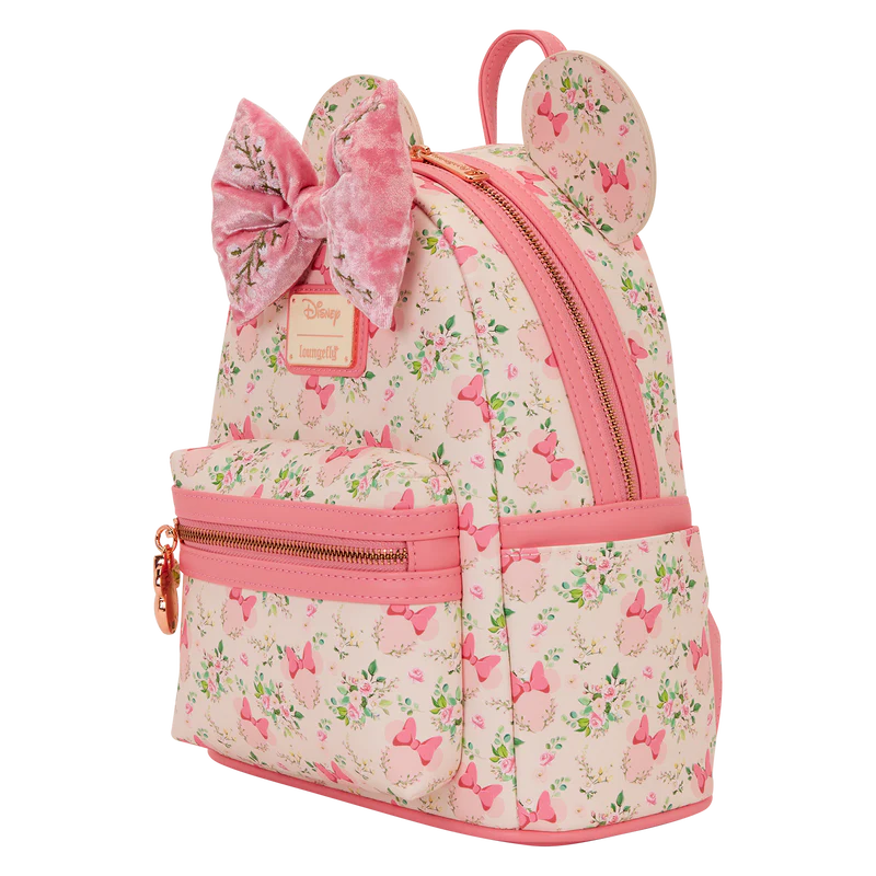Loungefly Minnie Mouse Floral All-Over Print Mini Backpack - Image 2