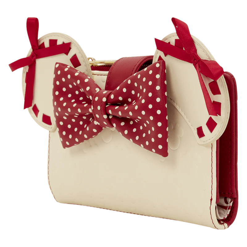 Loungefly Minnie Mouse Rocks the Dots Coquette Flap Wallet - Image 2