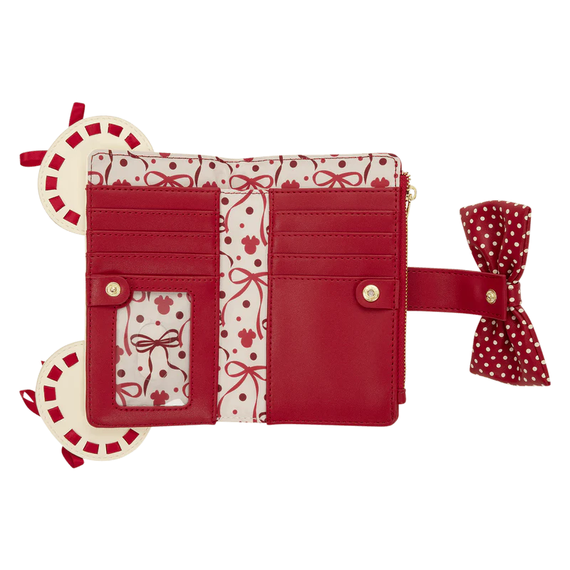 Loungefly Minnie Mouse Rocks the Dots Coquette Flap Wallet - Image 3