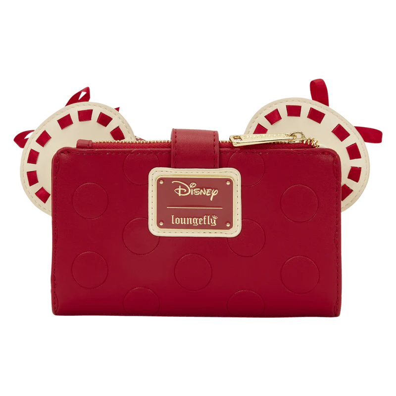 Loungefly Minnie Mouse Rocks the Dots Coquette Flap Wallet - Image 4