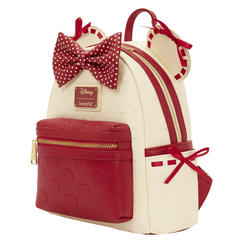 Loungefly Minnie Mouse Rocks the Dots Coquette Mini Backpack - Image 2