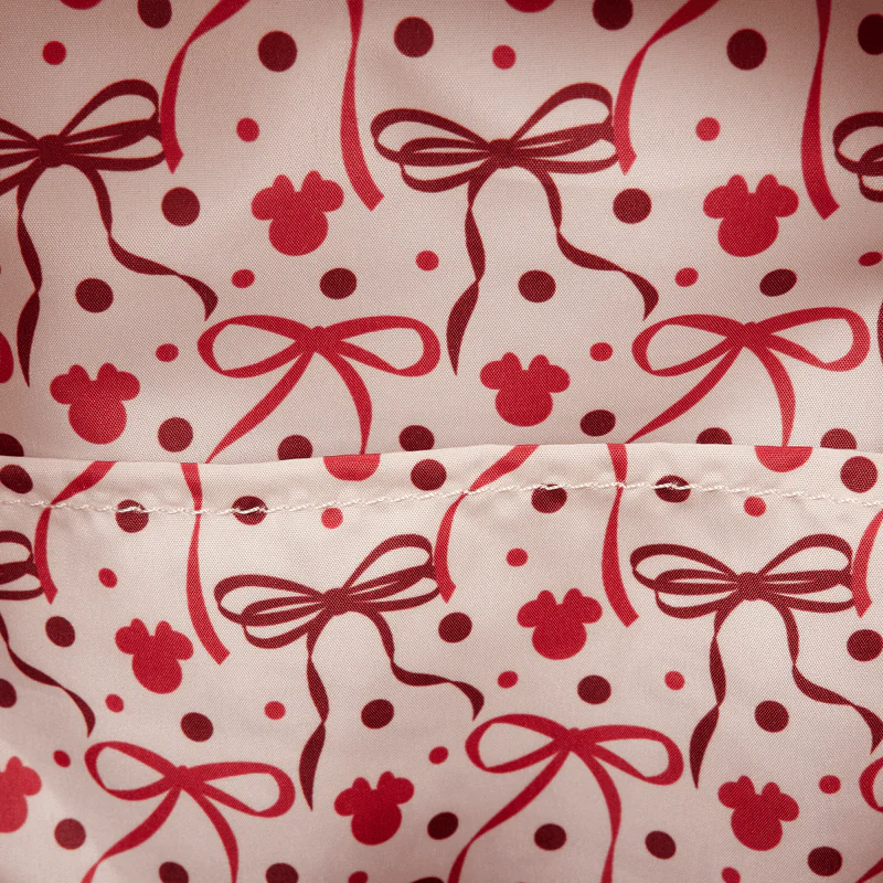 Loungefly Minnie Mouse Rocks the Dots Coquette Mini Backpack - Image 4