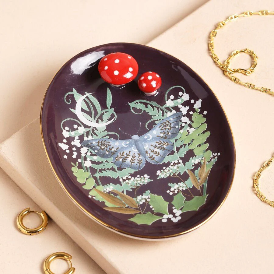 Lisa Angel Moonrise Ceramic 3D Trinket Dish