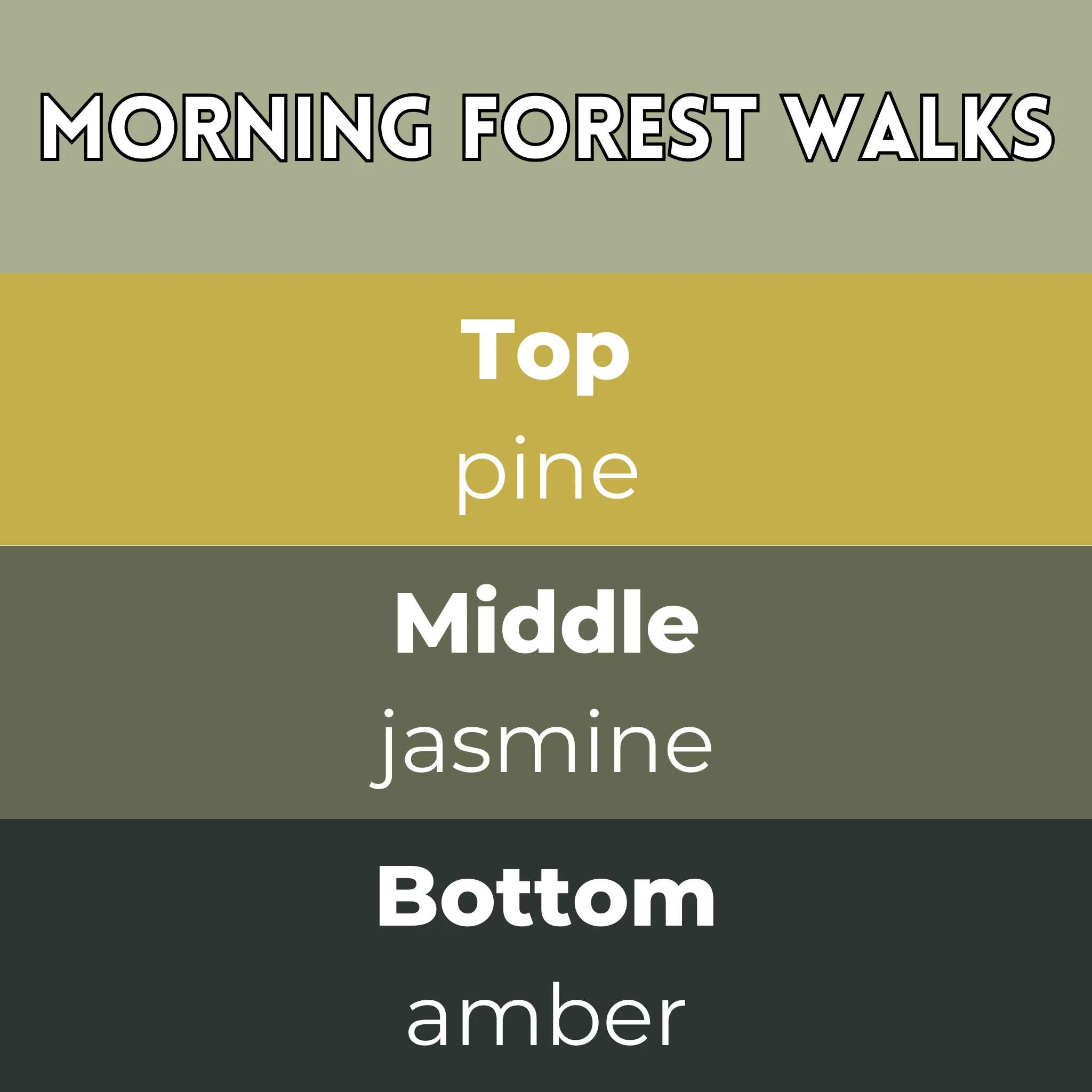 Morning Forest Walks Segment Wax Melt - Image 2
