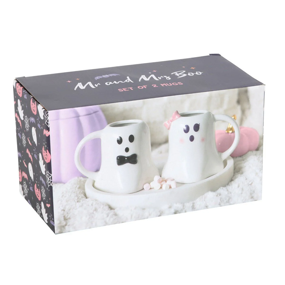 Mr & Mrs Boo Ceramic Mug Set - Image 3