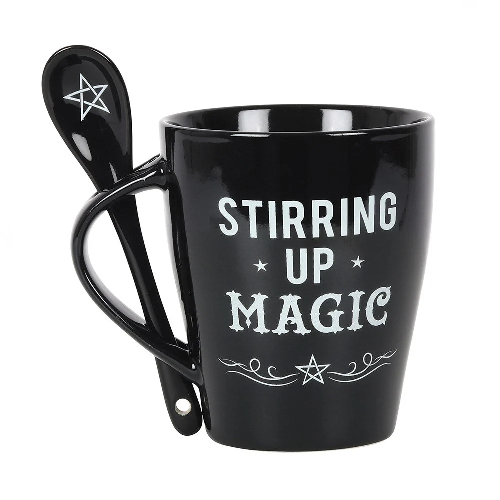 Mug and Spoon Set - Stirring Up Magic