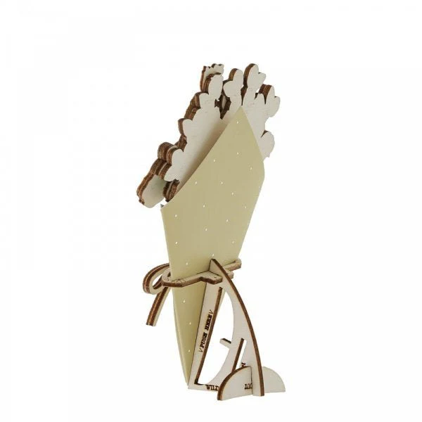 Mum 3D Flower Figurine Card - Image 4