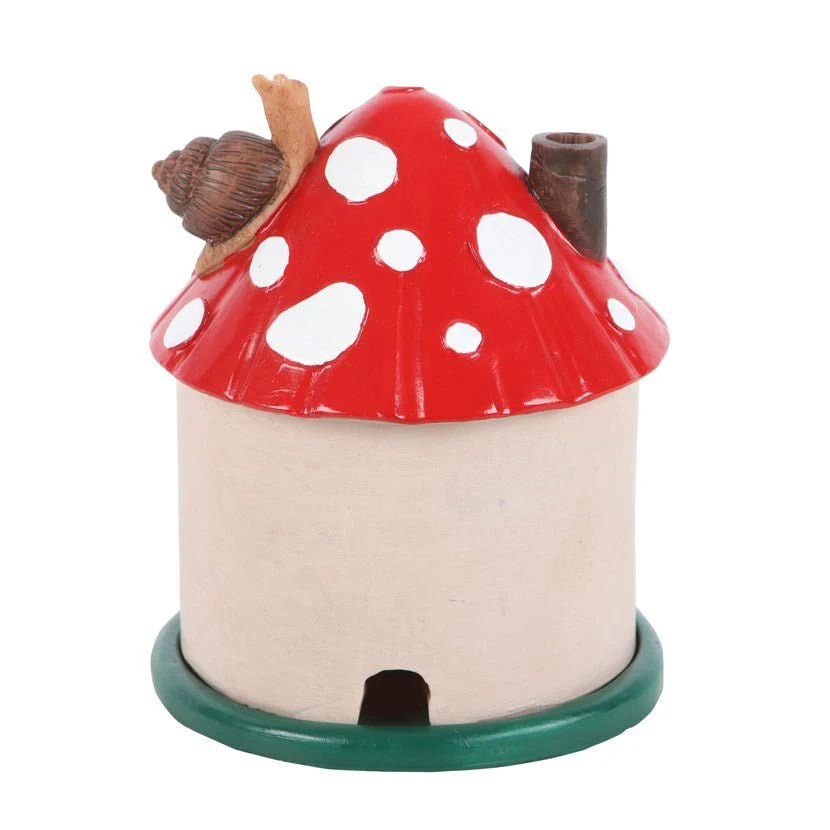 Mushroom House Incense Cone Burner - Image 5