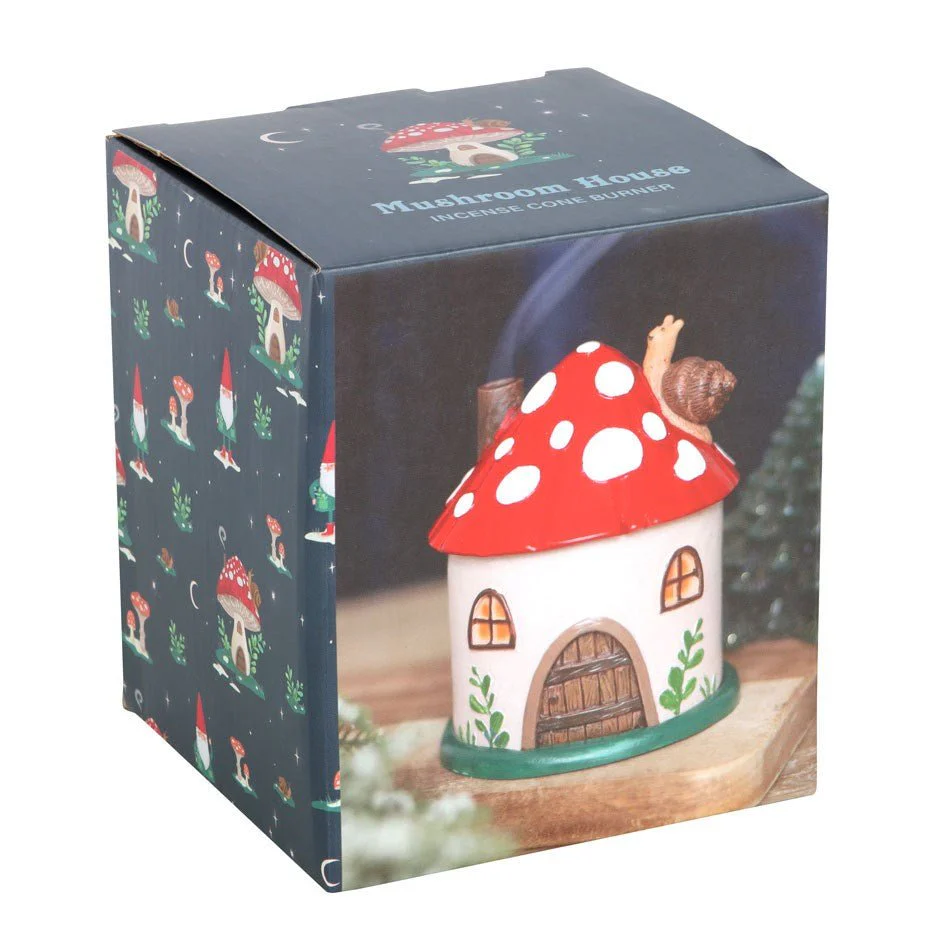 Mushroom House Incense Cone Burner - Image 6