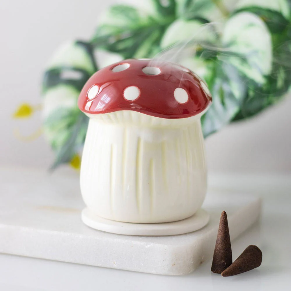 Mushroom Incense Cone Burner - Image 4