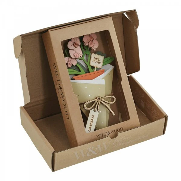 New Home 3D Flower Figurine Card - Image 10