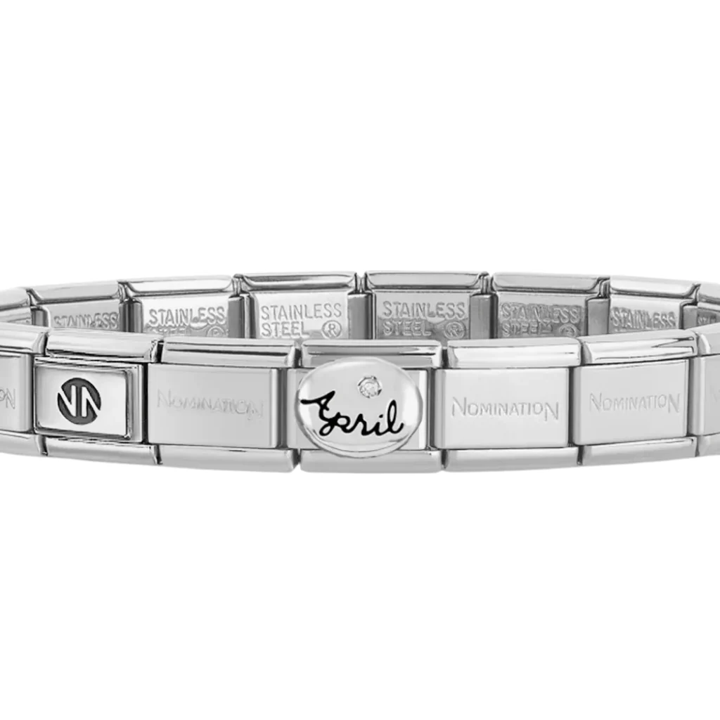 Nomination Classic Silver April Birthstone Bracelet - Image 3