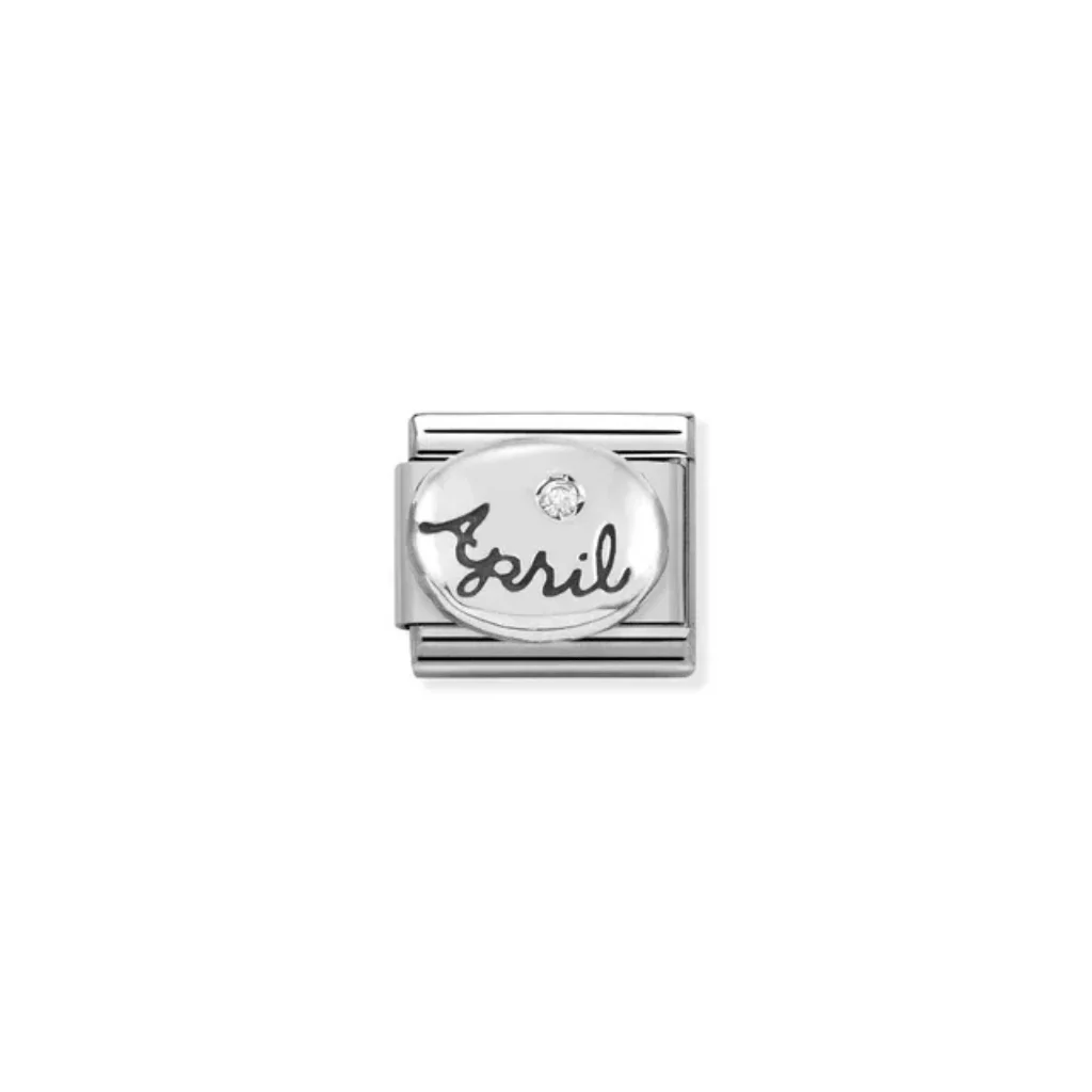 Nomination Classic Silver April Birthstone Bracelet - Image 4