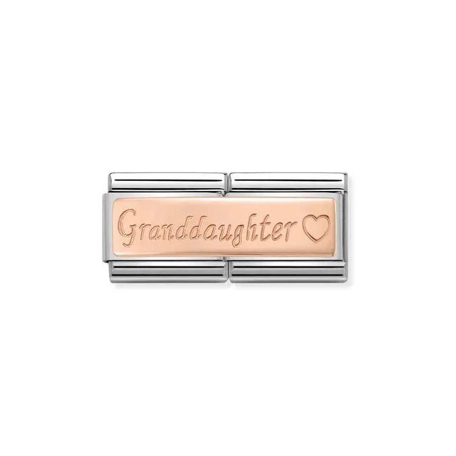 Nomination Composable Double Link Rose Gold - Granddaughter