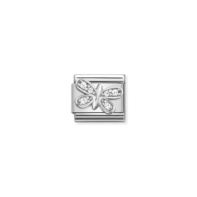 Nomination Composable Link - Butterfly With CZ