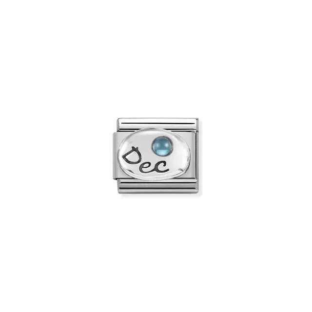 Nomination Composable Link - December In Silver