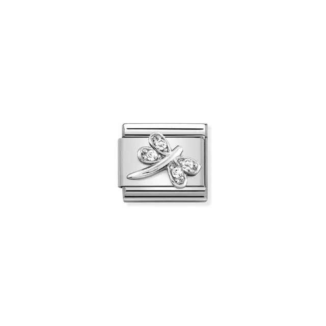 Nomination Composable Link - Dragonfly White
