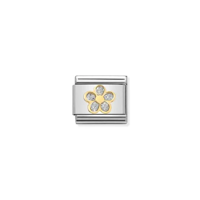 Nomination Composable Link - Glitter Flower