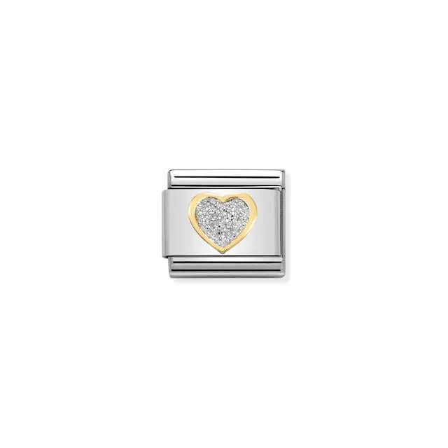 Nomination Composable Link - Glitter Heart