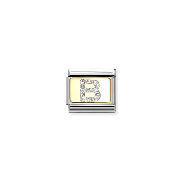 Nomination Composable Link - Glitter Letter B