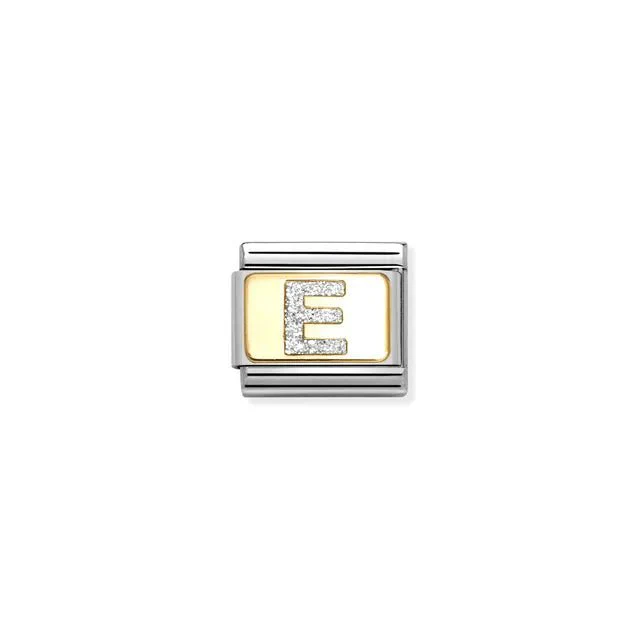 Nomination Composable Link - Glitter Letter E