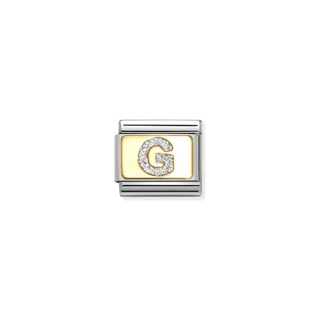 Nomination Composable Link - Glitter Letter G