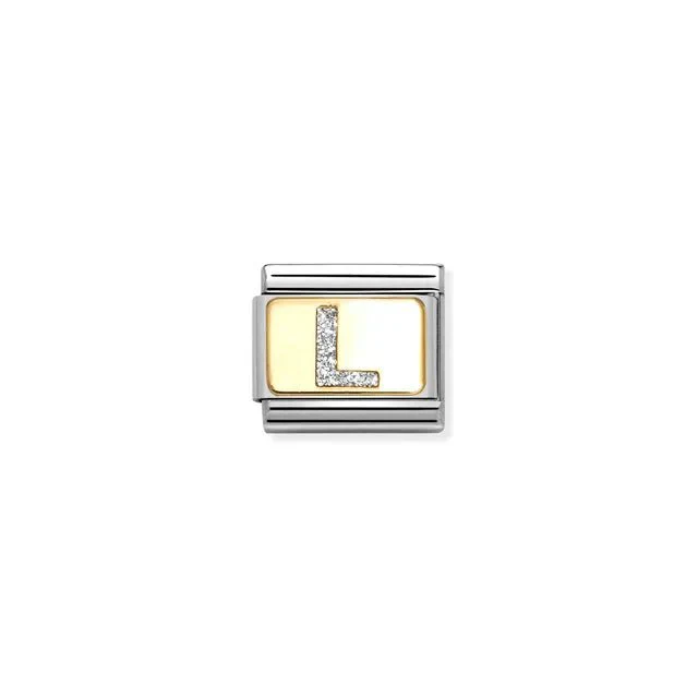 Nomination Composable Link - Glitter Letter L
