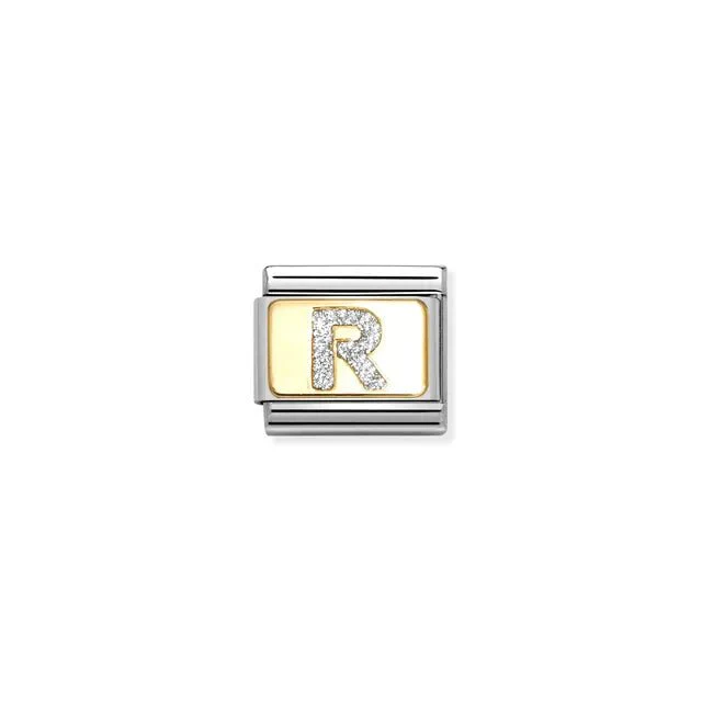 Nomination Composable Link - Glitter Letter R