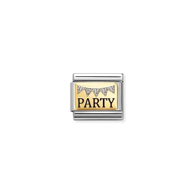 Nomination Composable Link - Glitter Party Bunting