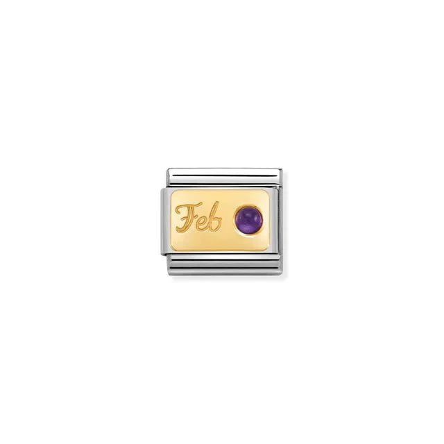 Nomination Composable Link Gold - February