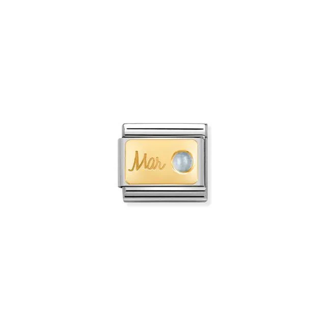 Nomination Composable Link Gold - March