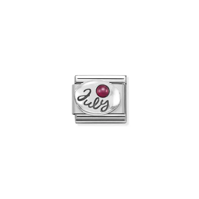 Nomination Composable Link - July In Silver