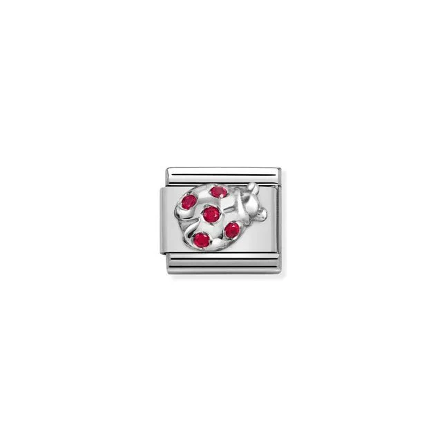 Nomination Composable Link - Ladybug Silver And CZ