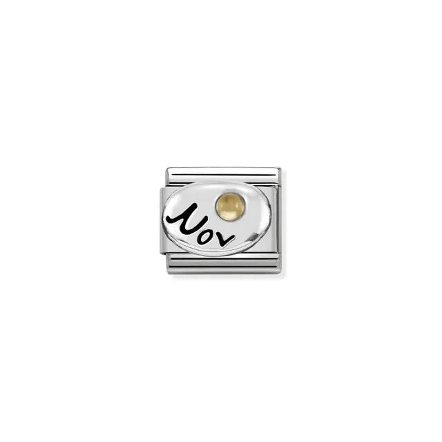 Nomination Composable Link - November In Silver