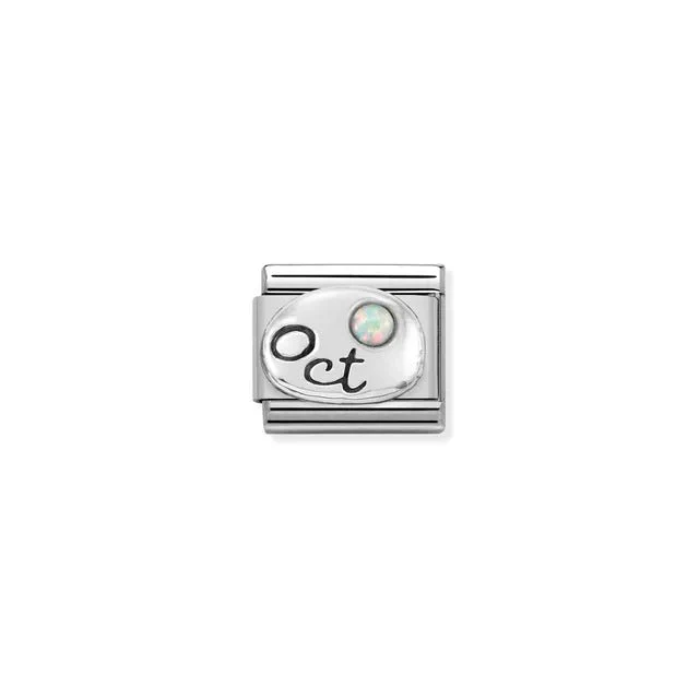 Nomination Composable Link - October In Silver