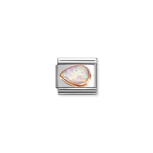 Nomination Composable Link - Pink Opal Drop