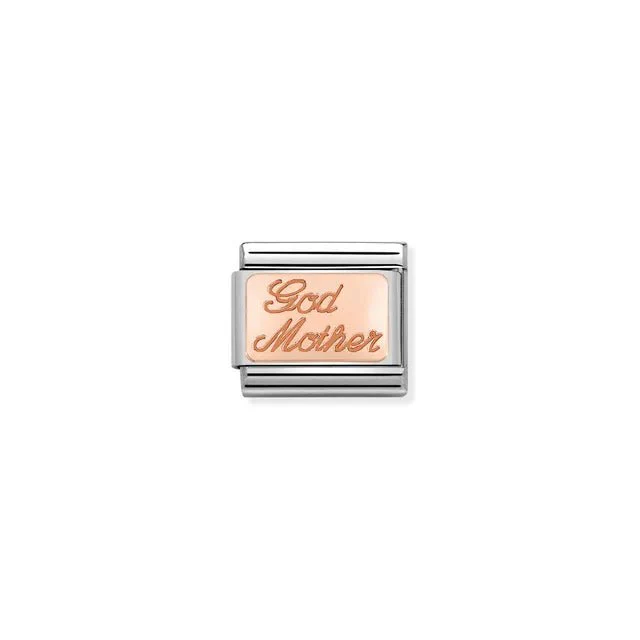 Nomination Composable Link Rose Gold - God Mother