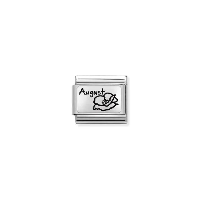 Nomination Composable Link Silver - August Flower