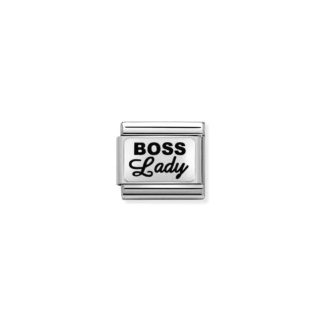 Nomination Composable Link Silver - Boss Lady
