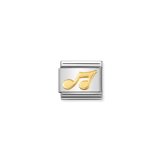 Nomination Composable Link Silver - Gold Musical Note