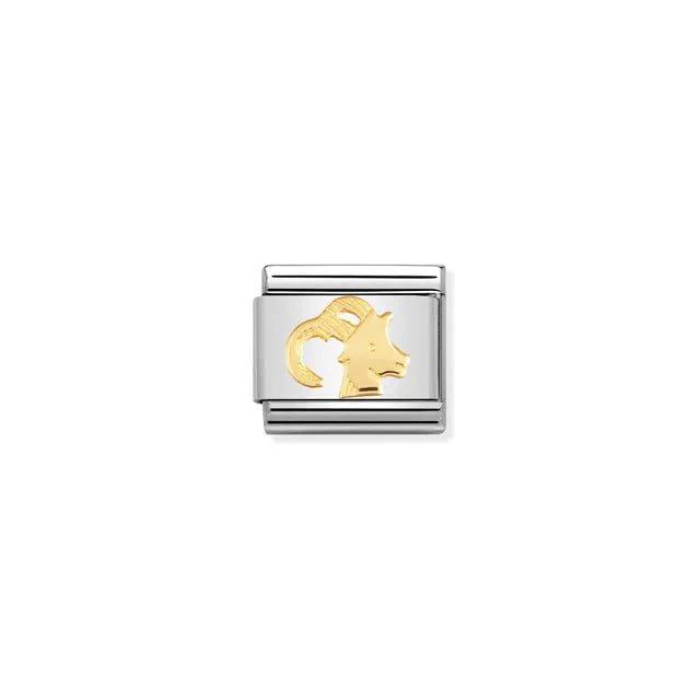 Nomination Composable Link Silver - Gold Zodiac Capricorn