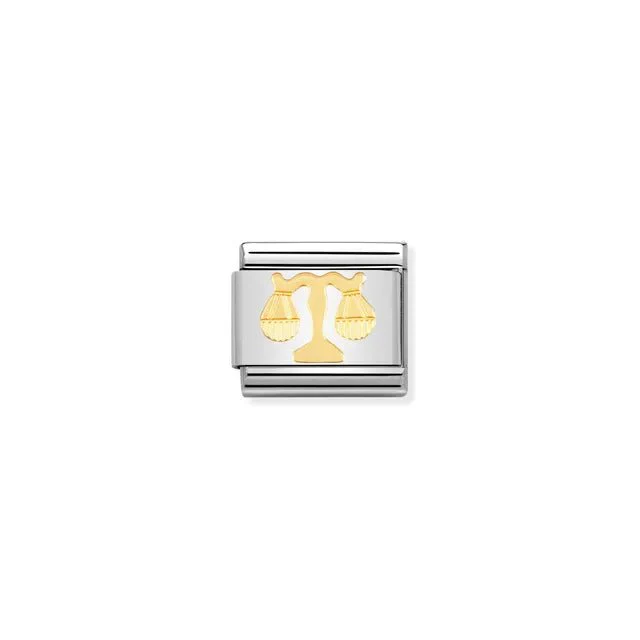 Nomination Composable Link Silver - Gold Zodiac Libra