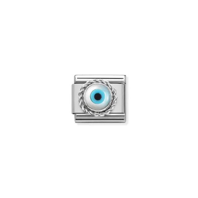 Nomination Composable Link Silver - Greek Eye