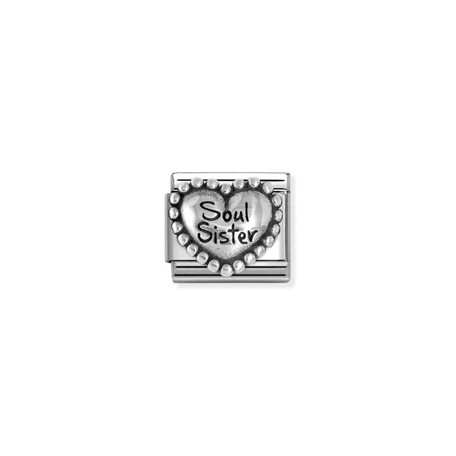 Nomination Composable Link Silver - Heart Soul Sister
